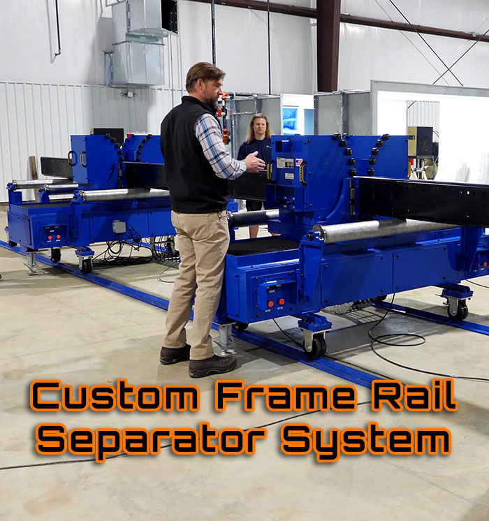 Custom Frame Rail Separator System for Commercial Freight Vehicles