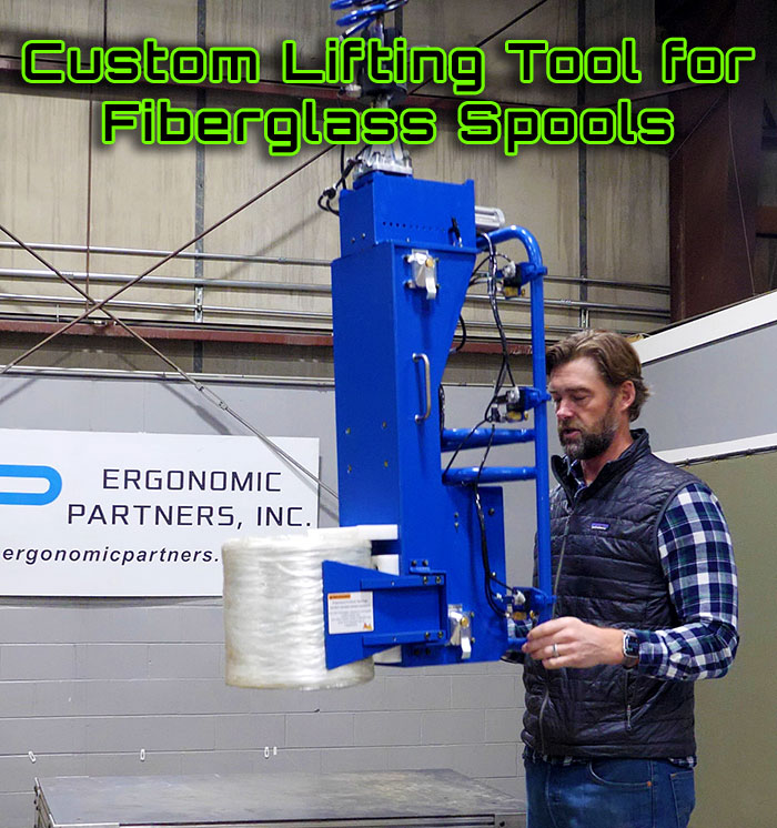 Custom Lifting Tool for Fiberglass Spools