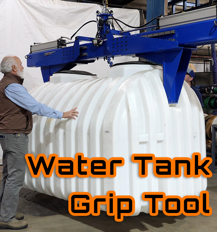 Custom Pneumatic Gripper Tool for Underground Water Tanks