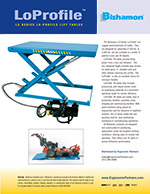Bishamon LoProfile LX Series Lift Table Brochure