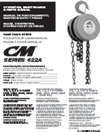 CM 622 Hand Chain Hoist Manual