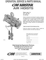 CM AirStar Chain Hoist Manual