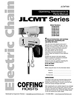 Coffing JLCMT Chain Hoist Manual