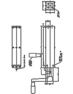 Dyna-Lift 4-Post Manual Pump CAD Drawing