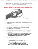 Dyna-Lift Adjustable Limit Switch Instructions