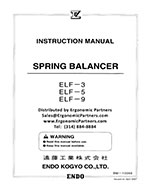 Endo Balancer ELF-3 to ELF-9 Manual