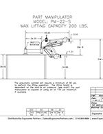 FlexArm Part Manipulator PM-22-S Drawing