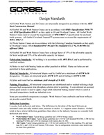 Gorbel Crane Design Standards
