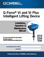 Gorbel G-Force Vi / ViPlus Manual