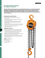 Harrington CF Hand Chain Hoist Brochure
