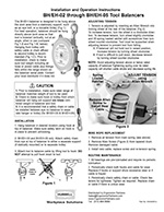 Hubbell-Gleason BH-Series Spring Balancer Manual