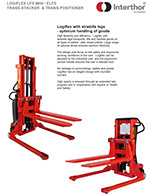 Interthor Straddle Pallet Stackers Brochure