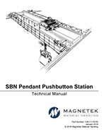 Magnetek SBN Pendant Instruction Manual