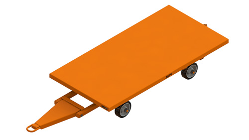 Dual Steer Industrial Carts