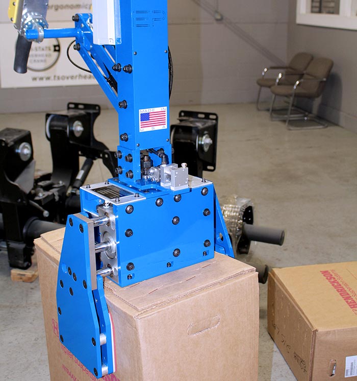 Pneumatic Gripper for 215 Pound Boxes