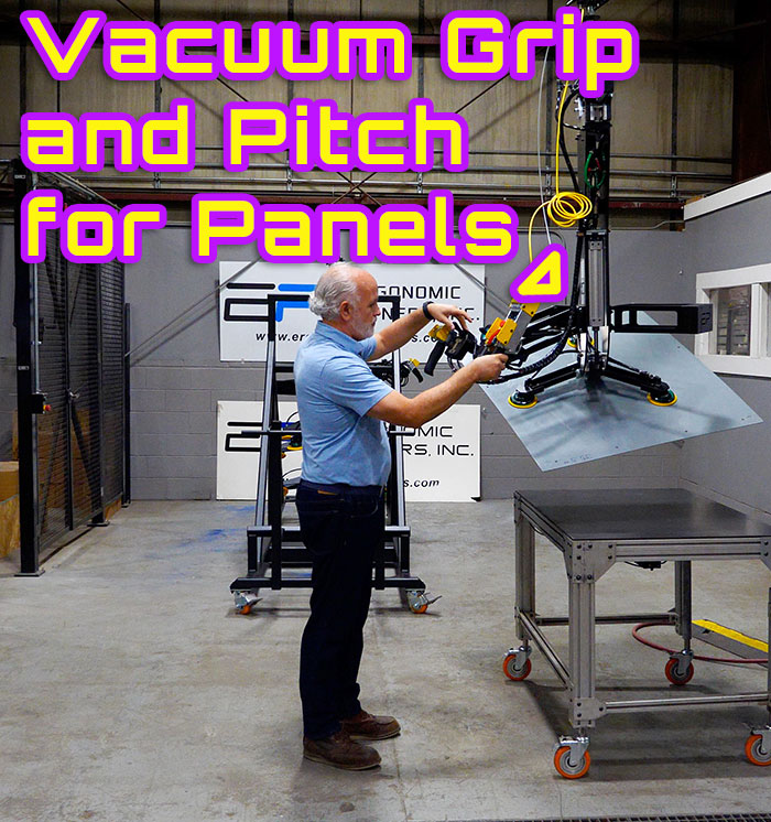 Vacuum Grip and Pitch for Panels