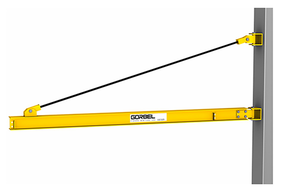 Gorbel Wall Bracket I-Beam Jib Crane